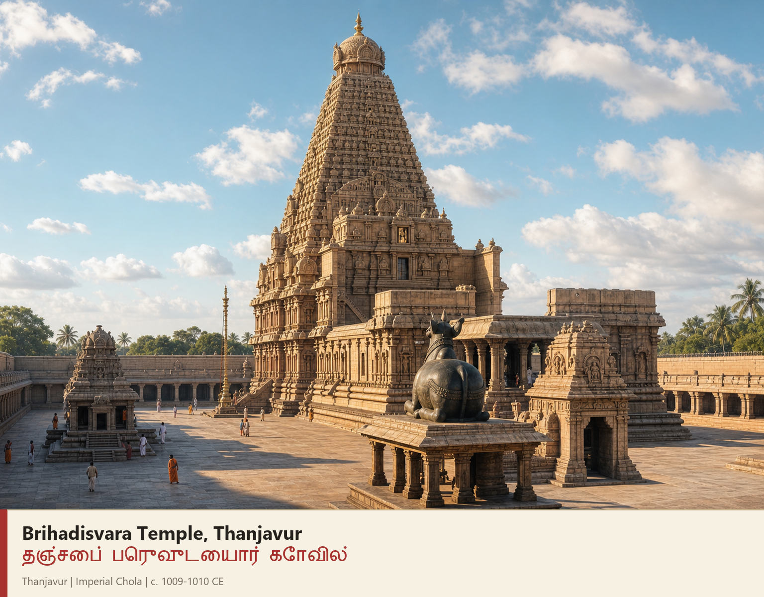 Named reconstruction of Brihadisvara Temple, Thanjavur